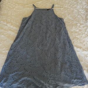 Luxology blue trapeze dress